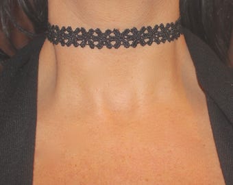 Black Macrame Chokers