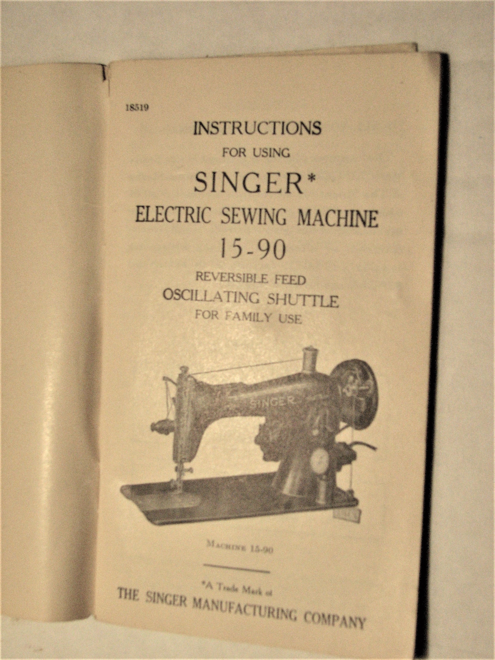 Singer Simple Sewing Machine Service Manual