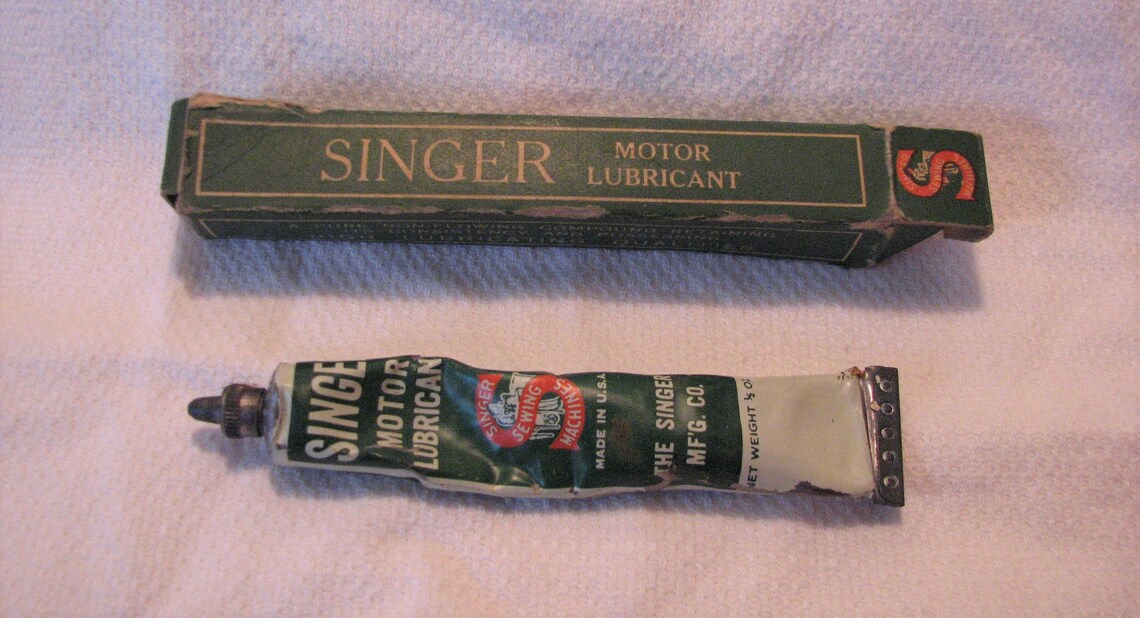 Original Singer Sewing Machine Motor and Gear Lube/grease. in Etsy