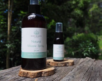Natural Mozzie Repellant with vanilla, cinnamon, witch hazel