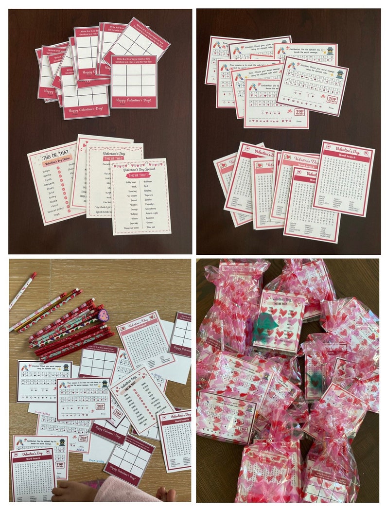 Valentines Day Classroom Exchange, School Valentine, Valentines Day Printable Games, Valentine Activities for Kids, Valentine This or That image 7