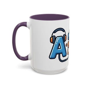 Divertente tazza AFK Gamer / Grafica a fumetti, manico a contrasto, tazza in ceramica da 11 oz/15 oz