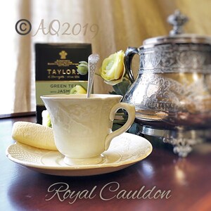 Royal Cauldon Bristol Ironstone Four Demitasse Cups with Saucers