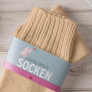 Stylish sock bands | Set of 4 for handmade socks & gifts