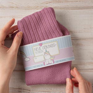 Stylish sock bands | Set of 4 for handmade socks & gifts