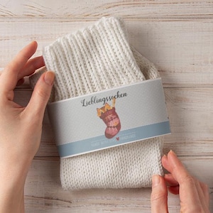 Stylish sock bands | Set of 4 for handmade socks & gifts