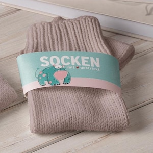 Stylish sock bands | Set of 4 for handmade socks & gifts
