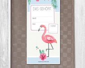 6 Notebook Labels 155 x 75 mm
