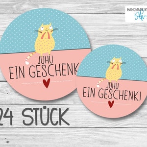 24 Gift Stickers | 40 mm . . . . . . . . . .