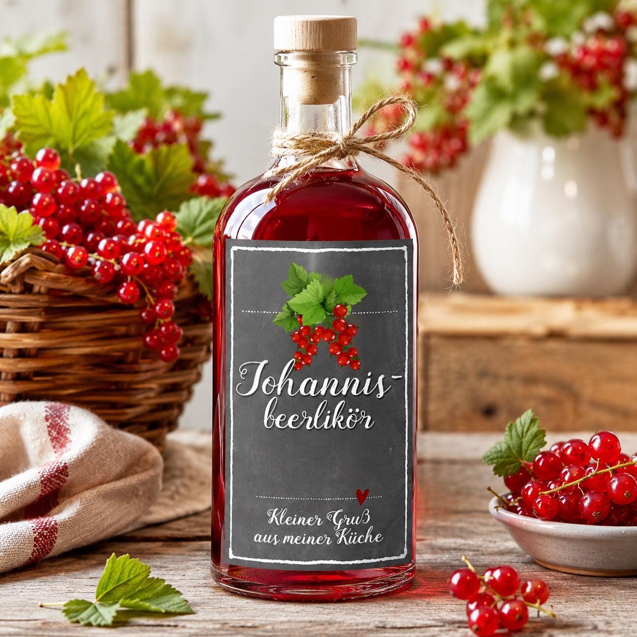 21 Aufkleber für Marmelade etc.★ Johannisbeere 21 Aufkleber für Marmelade etc.★ Johannisbeere