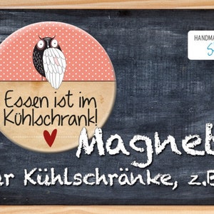 MAGNET &quot;Eating in the Fridge&quot; | 50 mm . . . . . . . . . .