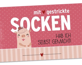 Socken-Banderolen | 4 Stück