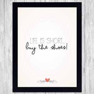 Picture frame with text - approx. 21.5 x 16.5 cm