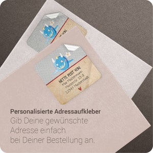 Adress-Aufkleber personalisierbar Bild 3