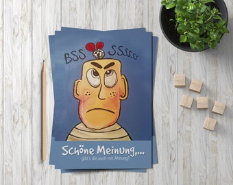 POSTKARTE "Schöne Meinung" - DIN A6