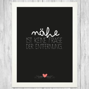 Picture frame with text - approx. 21.5 x 16.5 cm