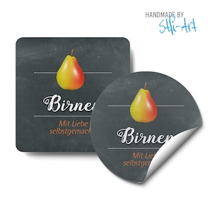 Kitchen labels – Choose 12 or 24 pieces | 40 mm or 60 mm Ø