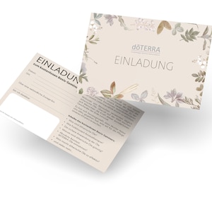 doTERRA | A6 Uitnodigingskaarten "Gratis basisseminar"