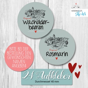 12 or 24 spice labels | customizable
