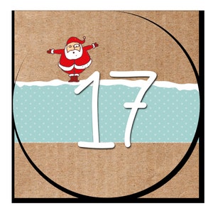 24 Advent Calendar Numbers | 40 mm . . . . . . . . . .