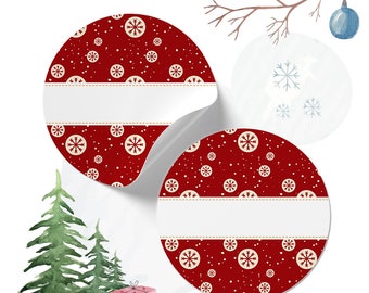 24 Christmas Stickers | 40 mm