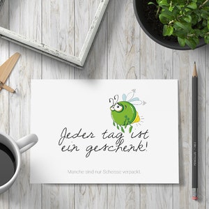 Postal "Cada día es un regalo" - DIN A6
