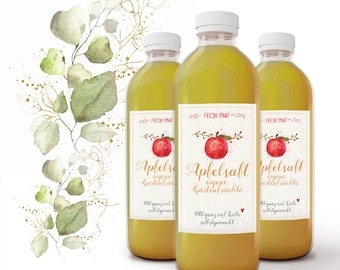 8 x Apple Juice | Labels 61 x 100 mm
