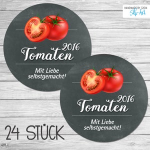 Kitchen labels – Choose 12 or 24 pieces | 40 mm or 60 mm Ø