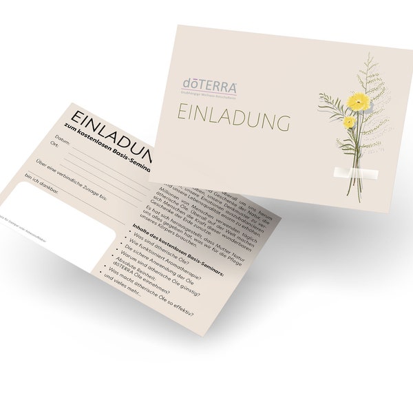 Doterra Invitation - Etsy