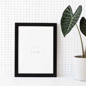 Marco de fotos único (21,5 x 16,5) con frase: ¡decoración elegante y idea de regalo perfecta!
