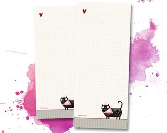 NOTIZBLOCK - 50 sheets - 62 x 148 mm