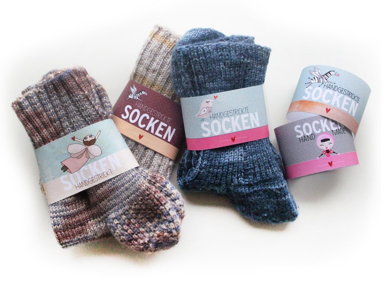 Socken-Banderolen 4 Stück Bild 3