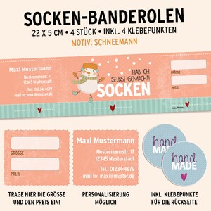 Sock Banderolen 4 acciones imagen 2