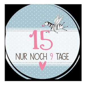 24 Advent Calendar Numbers | 40 mm . . . . . . . . . .