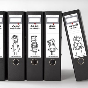 5 map backs - Labels | 57 x 190 mm