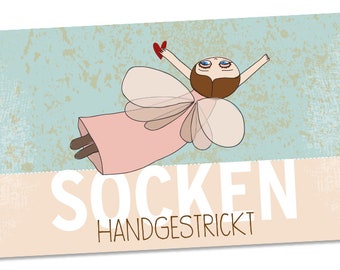 Socken-Banderolen | 4 Stück