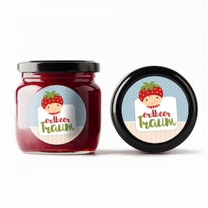 Kitchen labels – Choose 12 or 24 pieces | 40 mm or 60 mm Ø