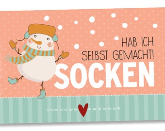 Socken-Banderolen | 4 Stück