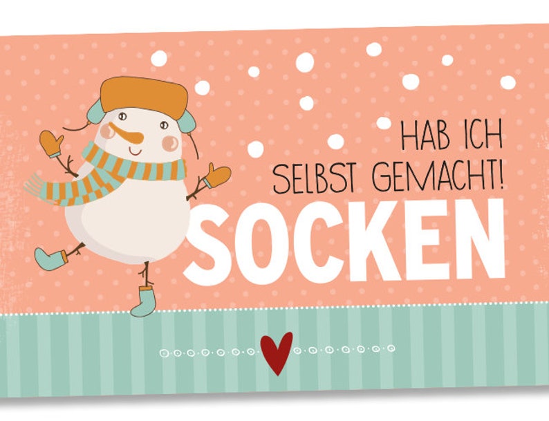 Socken-Banderolen 4 Stück Bild 1