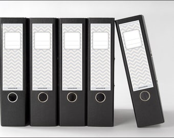5 Folder Backs - Labels | 57 x 190 mm