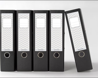 5 folder spine labels | 57 x 190 mm