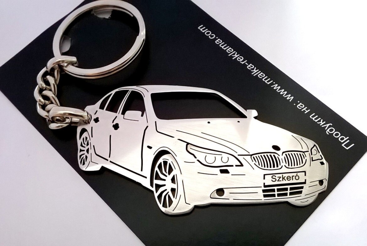 christmas gift bmw keychain BMW E60 Personalized Keyring | Etsy