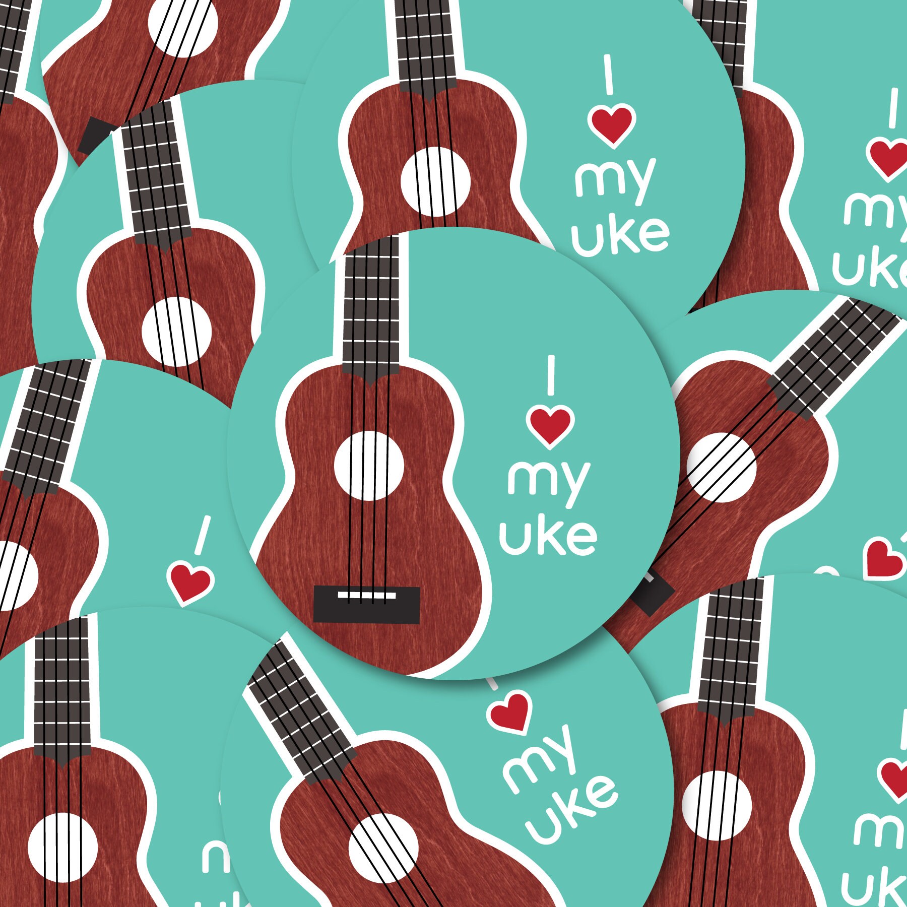 Ukulele Sticker Ukulele Uke Music Teacher Gift Laptop Water Etsy