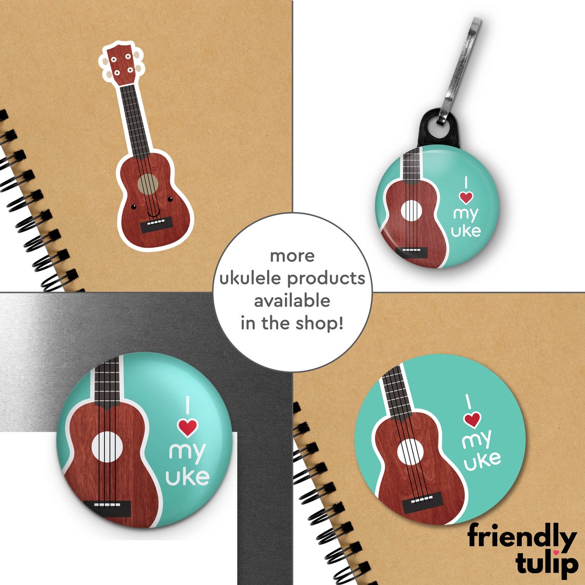 Ukulele Sticker Ukulele Uke Music Teacher Gift Laptop Water - Etsy