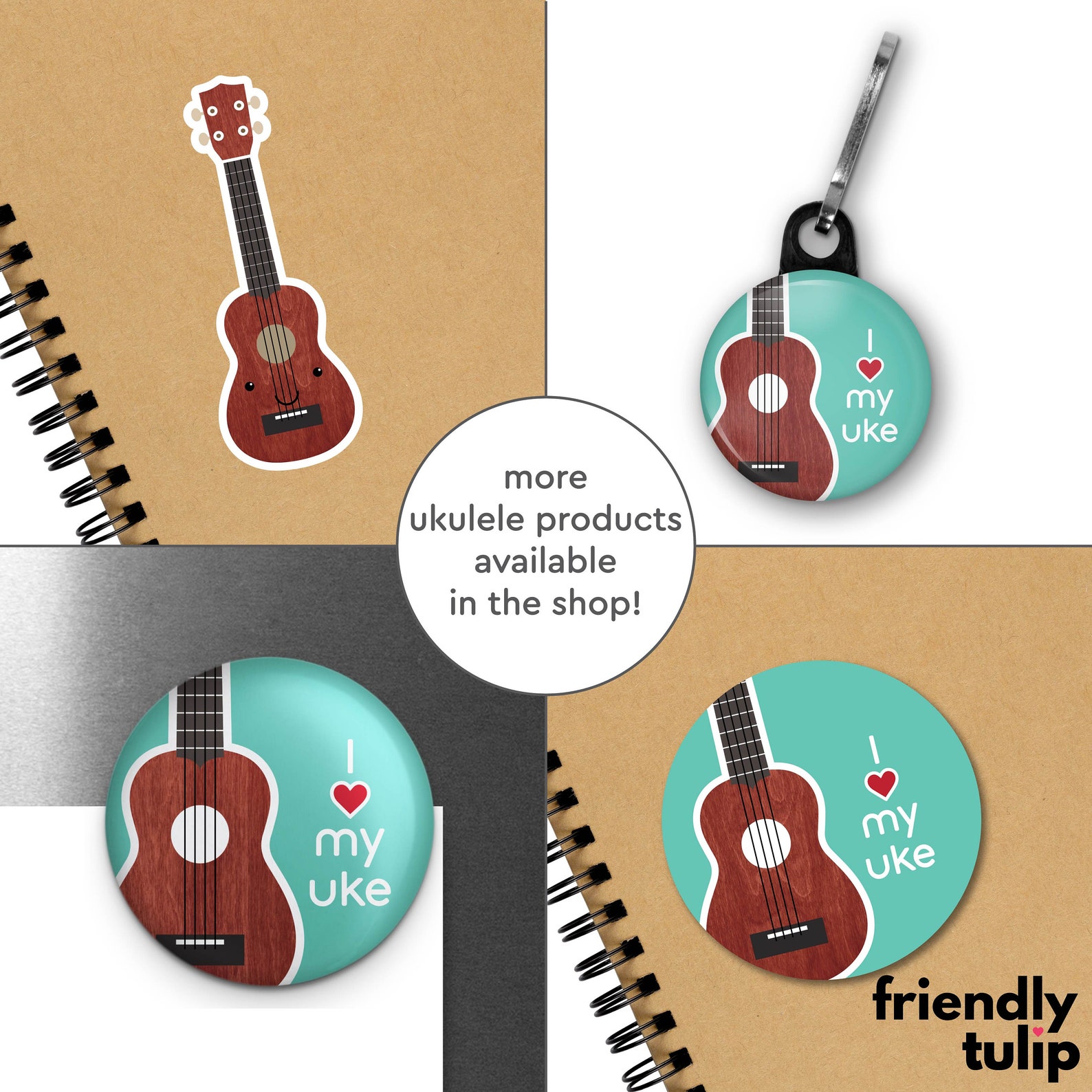 Ukulele Sticker Ukulele Uke Music Teacher Gift Laptop Water Etsy