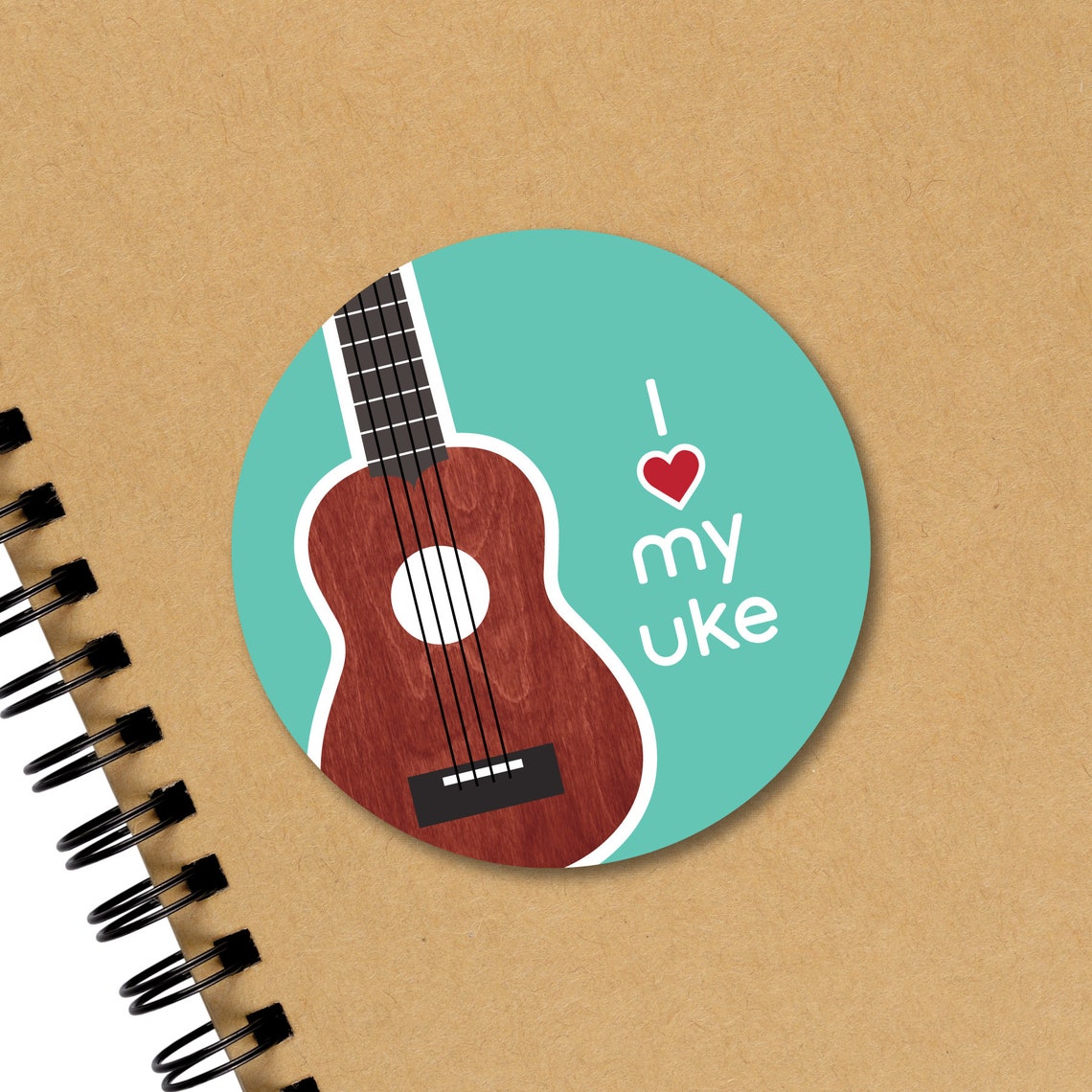Ukulele Sticker Ukulele Uke Music Teacher Gift Laptop Water Etsy