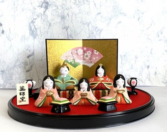 Hina ningyo Matsuri dolls Seto yaki pottery Japanese traditional craft Japan