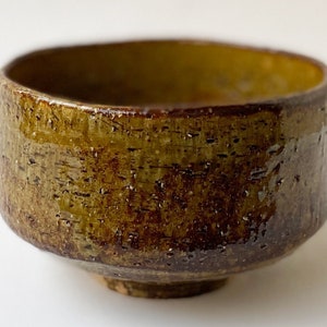 Kyo Kiyomizu yaki ware Japanese Matcha Tea bowl Dull Soil taste Yohen Japan