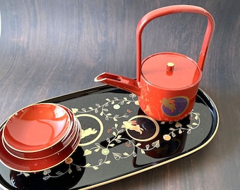 New Sake O-toso Otoso Drinking Set Usagi Rabbit Motif Yamanaka