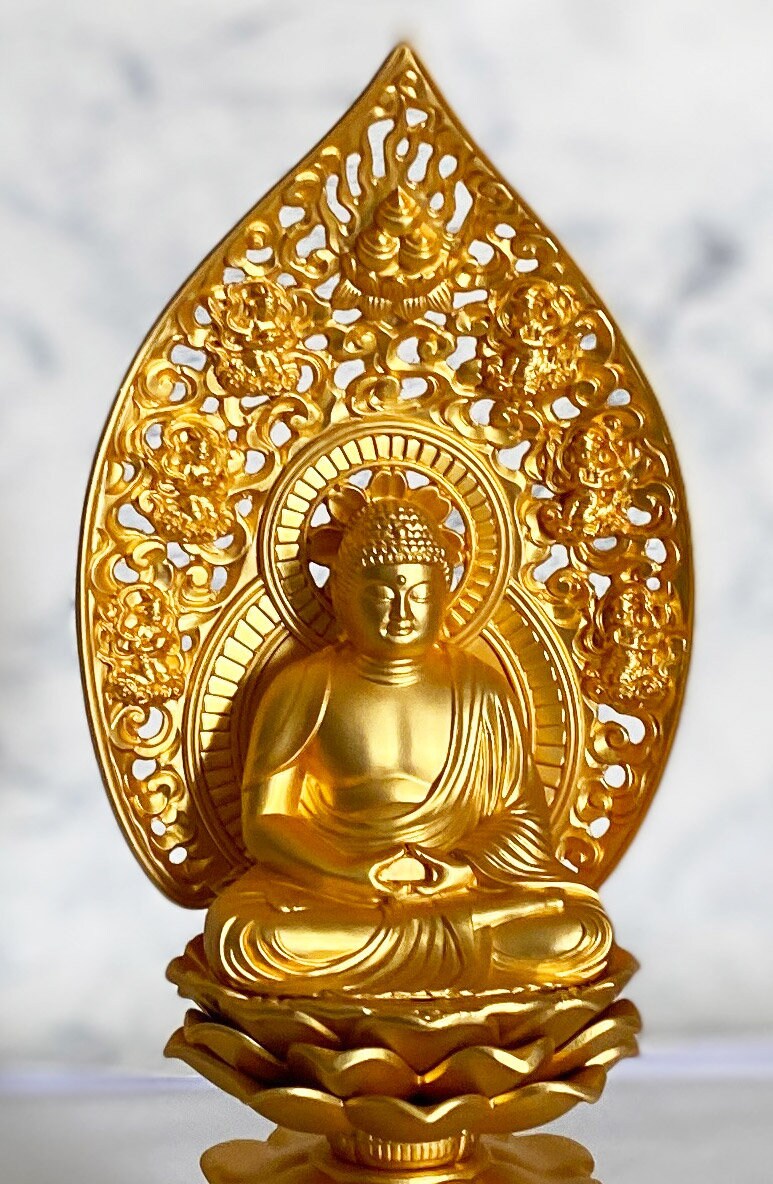 Shaka Nyorai Shakyamuni Japanese Buddha Statue Takaoka Japan - Etsy